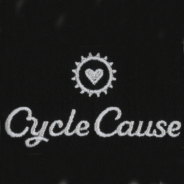 Cycle Cause Embroidery