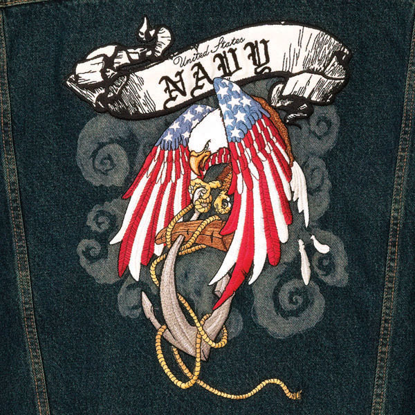 United States Navy Eagle Crest Embroidery