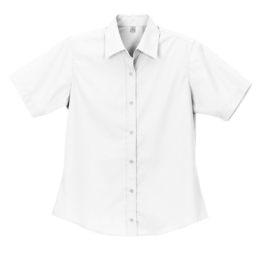 Button-Down Shirts » 1101S Women's Blended Poplin Short Sleeve Shirt