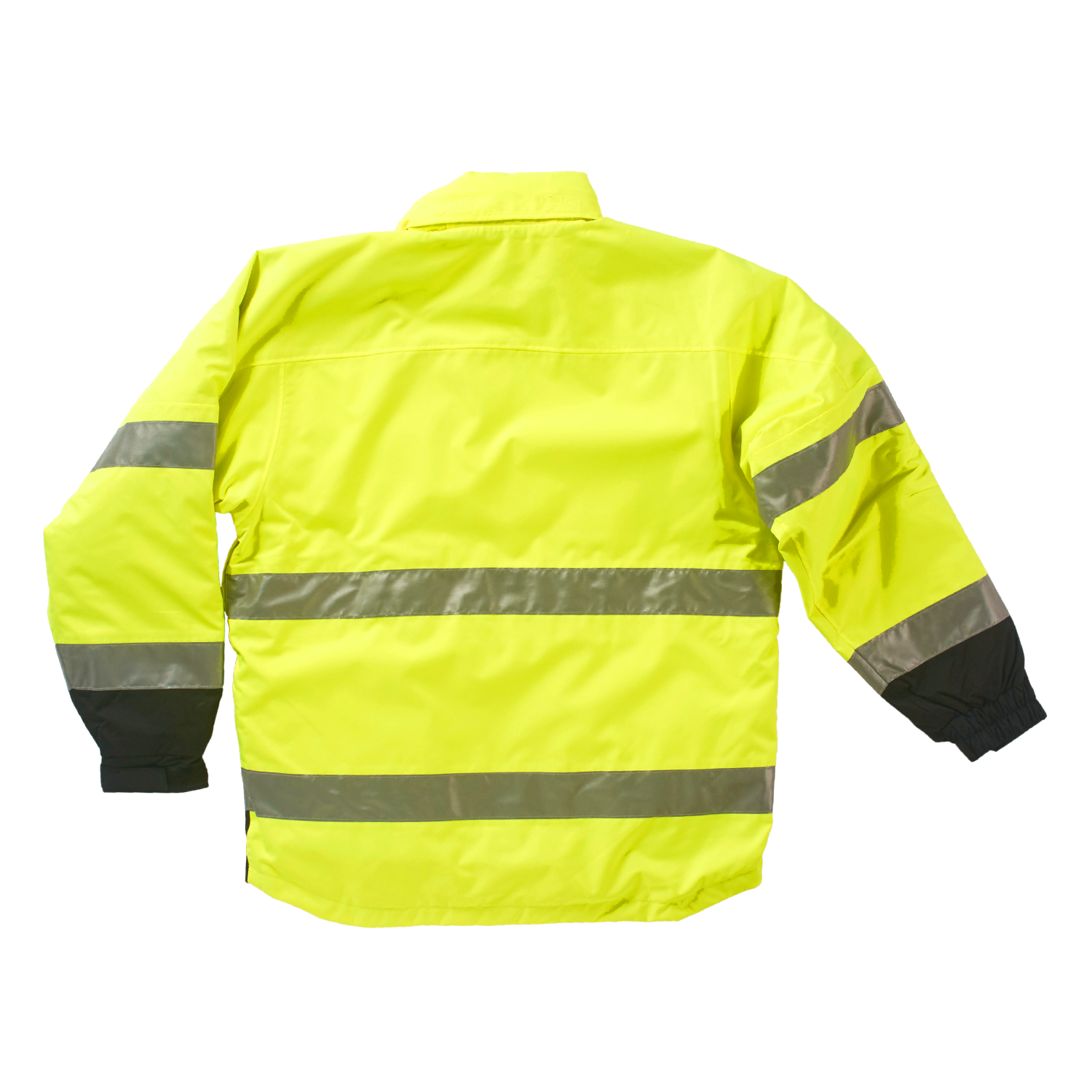 High visibility cold weather parka