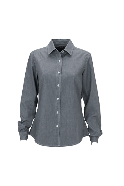 Button-Downs | Women Long-Sleeve Denim Shirt | Vantage
