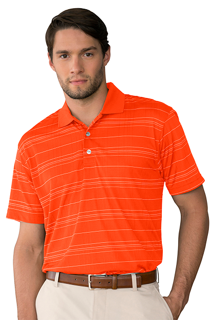 Model wearing style 2953 in Orange/Grey/White