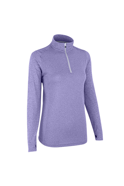 Style 3411 in Purple Heather Grey, right view