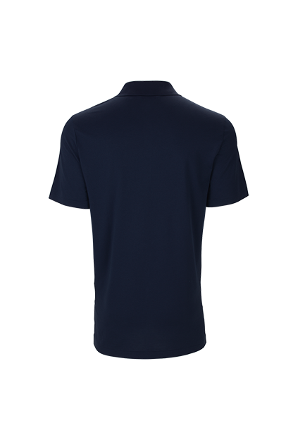 blue golf shirt