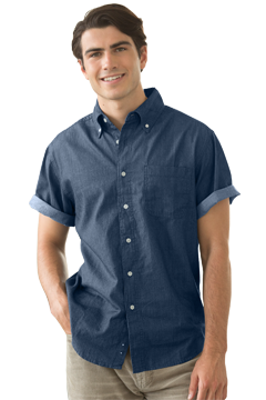 Button-Downs | Men's Long-Sleeve Denim Shirt | Vantage